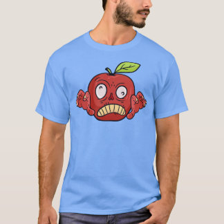 Camiseta Monstro de Fruta Zombie da Apple Zombie das Hallow