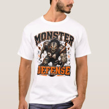 Monstro de Futebol Halloween Vintage Mascote Espor