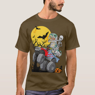 Camiseta Monstro de Halloween Monster Pumpkin Mummy Dinosau