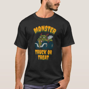 Camiseta Monstro De Halloween Ou Tratar Crianças De Goblin
