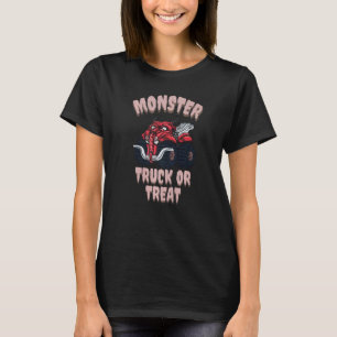 Camiseta Monstro De Halloween Ou Tratar Crianças De Goblin