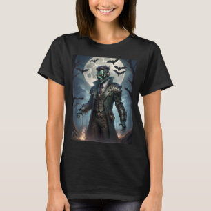 Camiseta Monstro de Halloween Steampunk Frankenstein