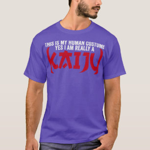 Camiseta Monstro De Kaiju Engraçado Este É O Meu Costume Hu