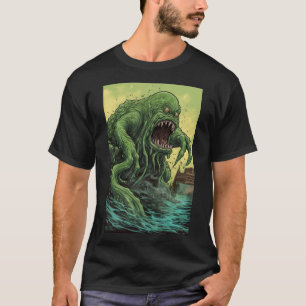 Camiseta Monstro de lodo verde
