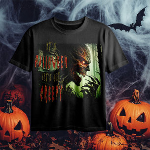 Camiseta Monstro de madeira assustador de terror, demônio o