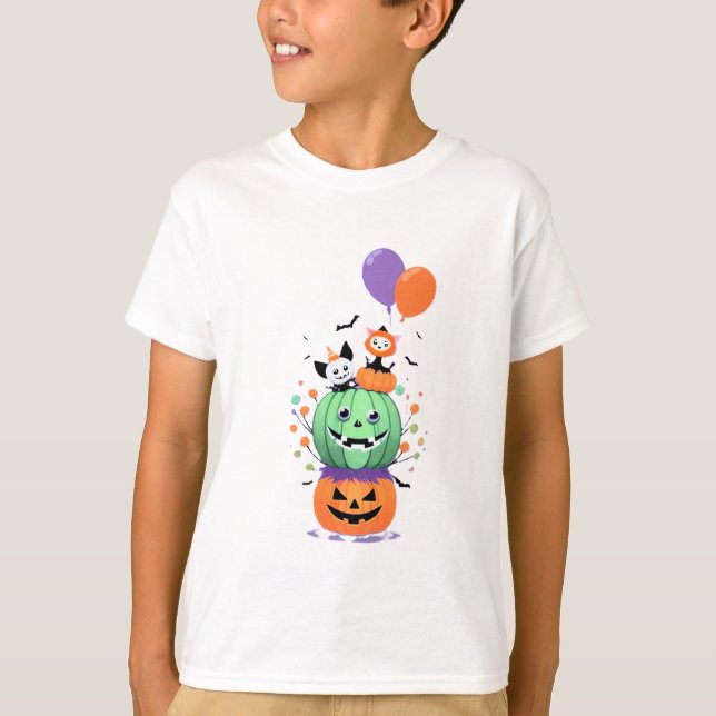 Camiseta Monstro de Panda Cute (Frente)