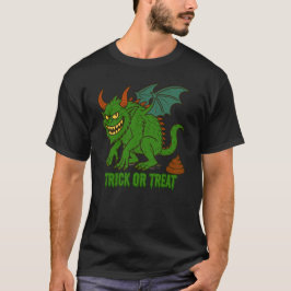 Camiseta Monstro de Pooping de Trick ou Tratar