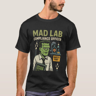 Camiseta Monstro Divertido de Halloween Cumprimento Maluco