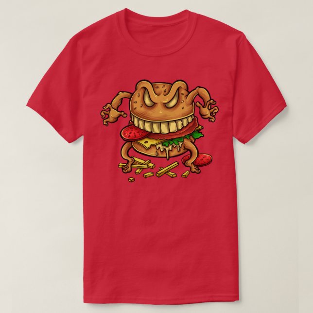Camiseta Monstro do Burger (Frente do Design)