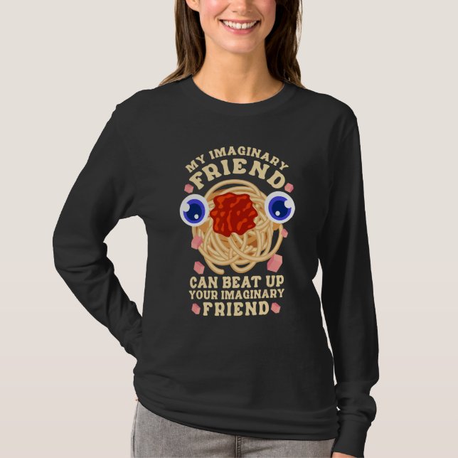 Camiseta Monstro do Espaguete Voador FSM Meu Amigo Imaginár (Frente)