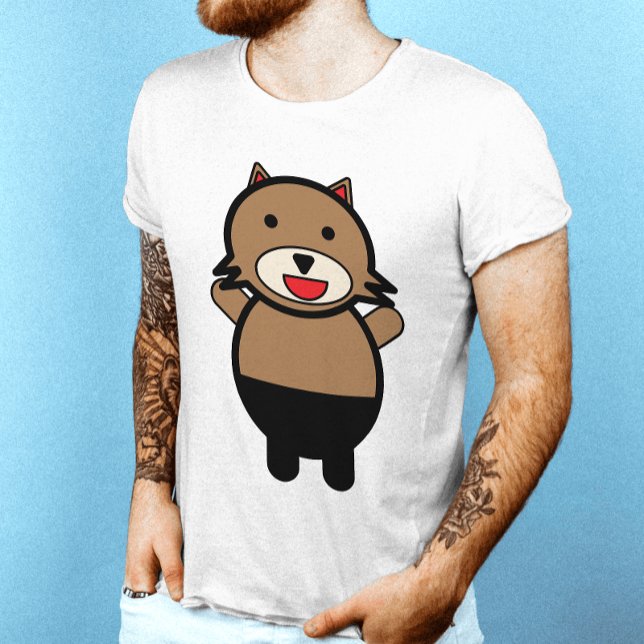 Camiseta Monstro do Halloween do Lobisomem (A fun werewolf design by Valerie's Gallery on Zazzle.  Perfect for Halloween!)