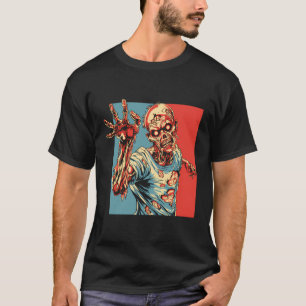 Camiseta Monstro do Halloween do Poster Zombie - Zombie