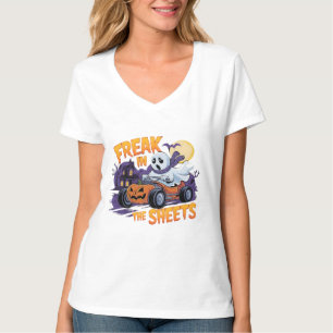 CAMISETA MONSTRO DO HALLOWEEN NA LENÇOL