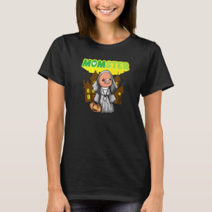 Camiseta Monstro do Império Mãe Mamãe Assustadora do Hallow