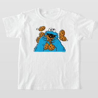 Camiseta Monstro dos Biscoitos Comendo Todos os Biscoitos