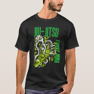 Camiseta Monstro Espacial Jiu Jitsu, Nave Fogueira, Granás,