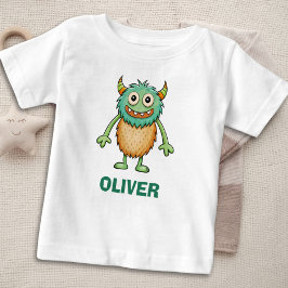 Camiseta Monstro Excêntrico Personalizado Fofo