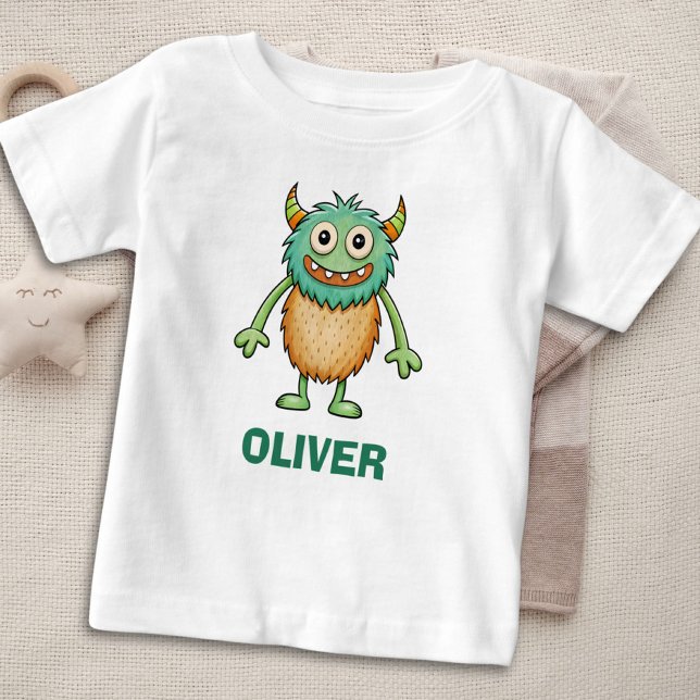 Camiseta Monstro Excêntrico Personalizado Fofo (Criador carregado)