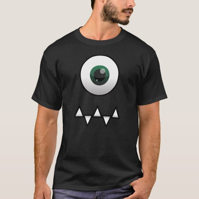 Camiseta Monstro Eyed verde (Frente)