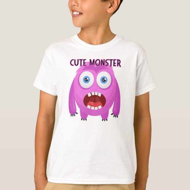 Camiseta Monstro fofo  (Frente)