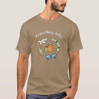 Camiseta Monstro fofo viajante
