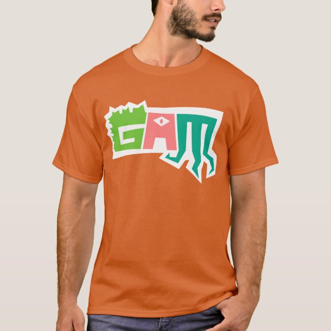 Camiseta Monstro irritados gigantes (Frente)