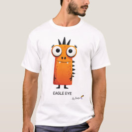 Camiseta Monstro Laranja | OLHO DE ÁGUIA - Por Design | Div