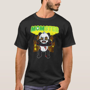 Camiseta Monstro Mãe Monstro Assustador Dia das Bruxas Mamã