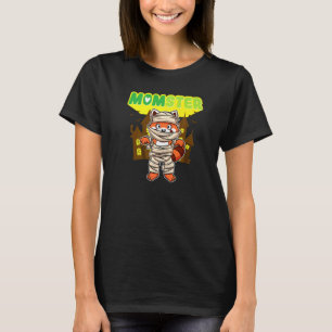 Camiseta Monstro Mãe Monstro Assustador Dia das Bruxas Mamã