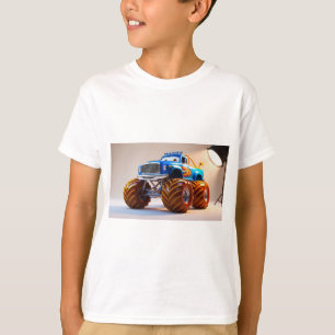 Camiseta Monstro Mayhem: Teto de Caminhão de Aventura Quirk