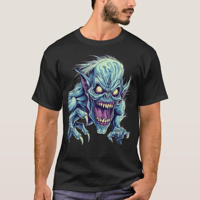 Camiseta Monstro Monstro Demon Devil Vampire Guhl Zombie 2 (Frente)