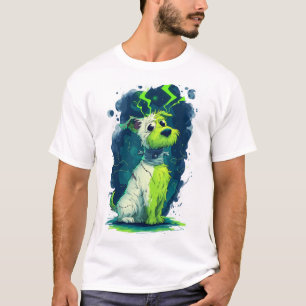 Camiseta Monstro Mut � Cachorro Bonito de Halloween