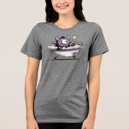 Camiseta Monstro no Banho de Espuma