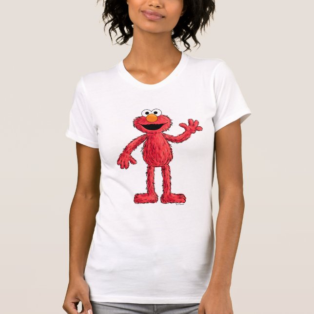 Camiseta Monstro no Fim desta História | Fofo Elmo (Frente)