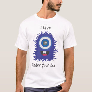 Camiseta Monstro peludo azul