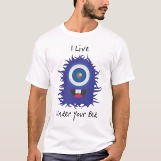 Camiseta Monstro peludo azul