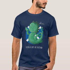 Camiseta Monstro pequenino de Loch Ness do Nessie