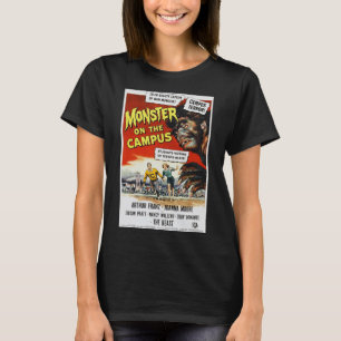 Camiseta Monstro, poster vintage de filmes de terror