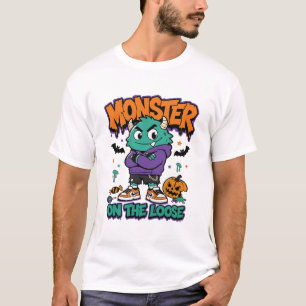 Camiseta Monstro Solto no Halloween Monstro de Rua
