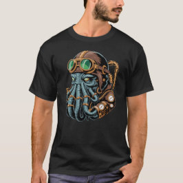 Camiseta monstro steampunk Cthulhu