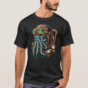Camiseta monstro steampunk Cthulhu