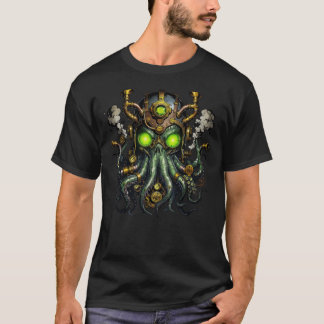 Camiseta monstro Steampunk Cthulhu