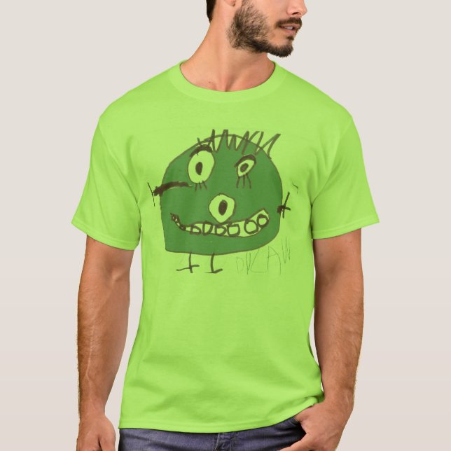 Camiseta Monstro verde (Frente)