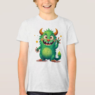 Camiseta Monstro Verde Cheio