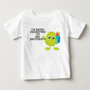 Camiseta Monstro Verde Promovido a Irmão Mais Velho