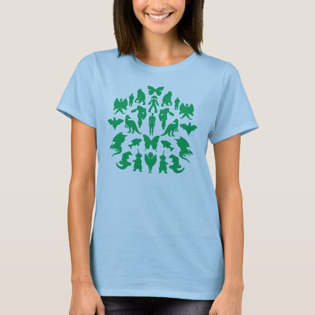 Camiseta Monstro verdes (Frente)