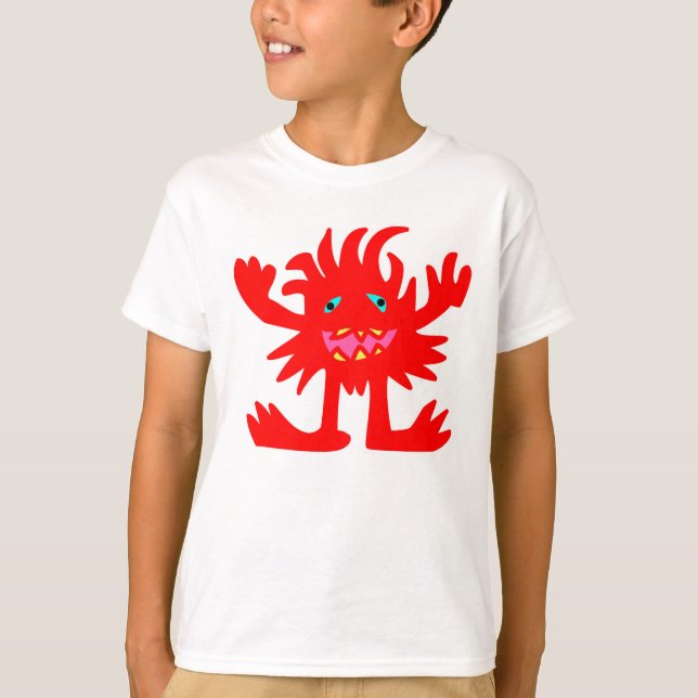 Camiseta Monstro Vermelho (Frente)