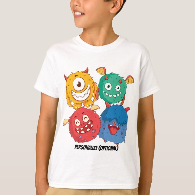 Camiseta Monstros (Frente)