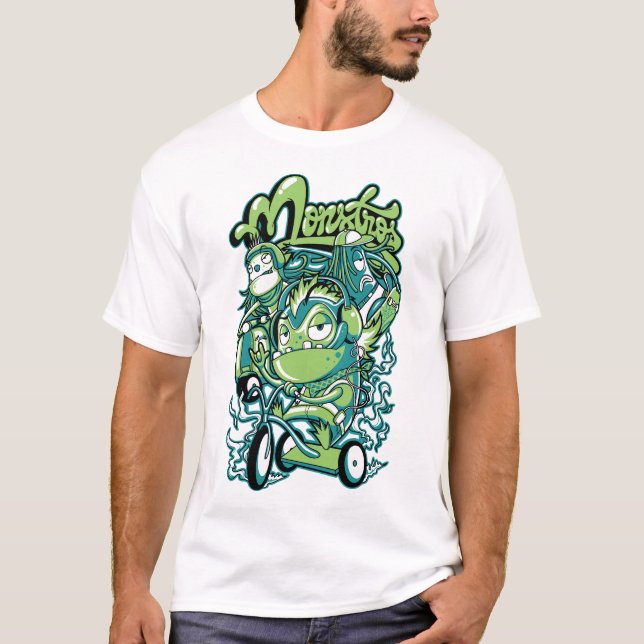 Camiseta Monstros (Frente)
