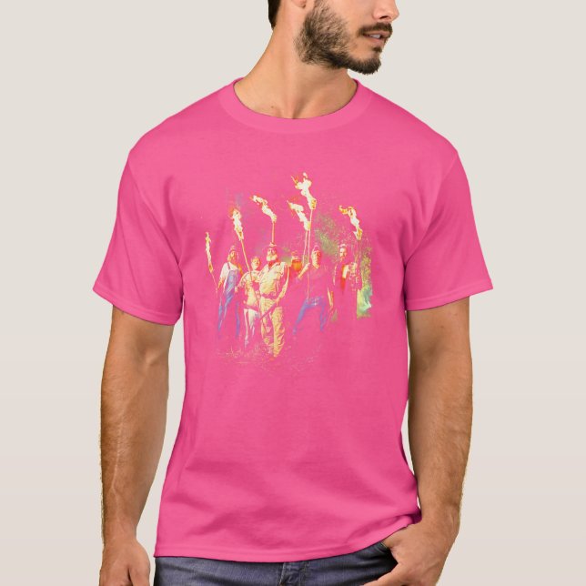 Camiseta Monstros da Montanha Criptozoologia Americana Tema (Frente)